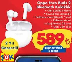 OPPO ENCO BUDS 2 BLUETOOTH KULAKLIK OPPO ENCO BUDS 2 BLUETOOTH KULAKLIK